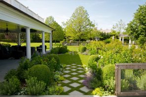 Tips for Growing the Perfect Lawn. Great example of landscape design at the backyard