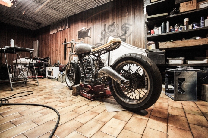 Building a Garage From the Ground-up: Step by Step Guide. Conceptual bike