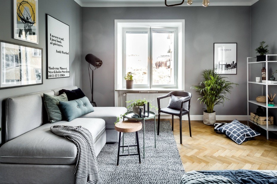 Best Modern Living Room Design Trends 2020. Gray contemporary styled room