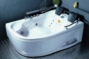 Which Bathtub is Better to Choose: Cast Iron, Acrylic or Steel? Double modern hydro massage bathtub with headrests