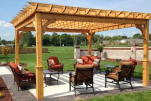 Backyard Renovation Ideas to Help Increase the Overall Value of Your Home. Pergola at the backyard with latticed wooden roof