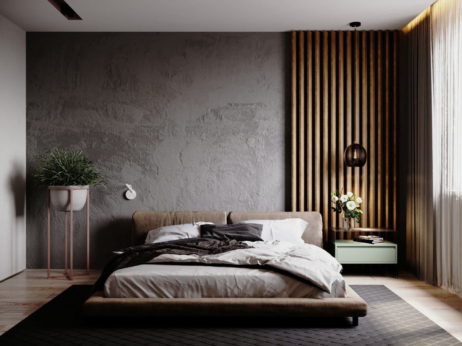 Modern Bedroom Wall: Inspiring A Fresh Start