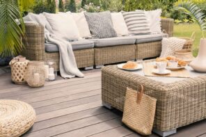 10 Things to Consider When Buying Outdoor Furniture for Your New Space. Teak furniture at the patio deck