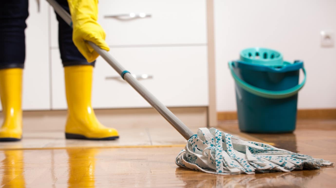 So Clean and Nice: 6 DIY Floor Cleaner Recipes You Need to Try. Cleaning with the mop and respective clothes