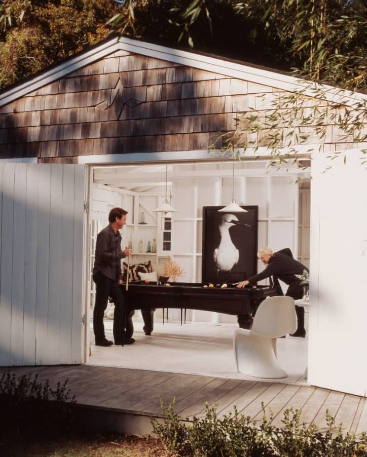 Alternative Ways to Use a Garden Shed. Pavilion for billiards