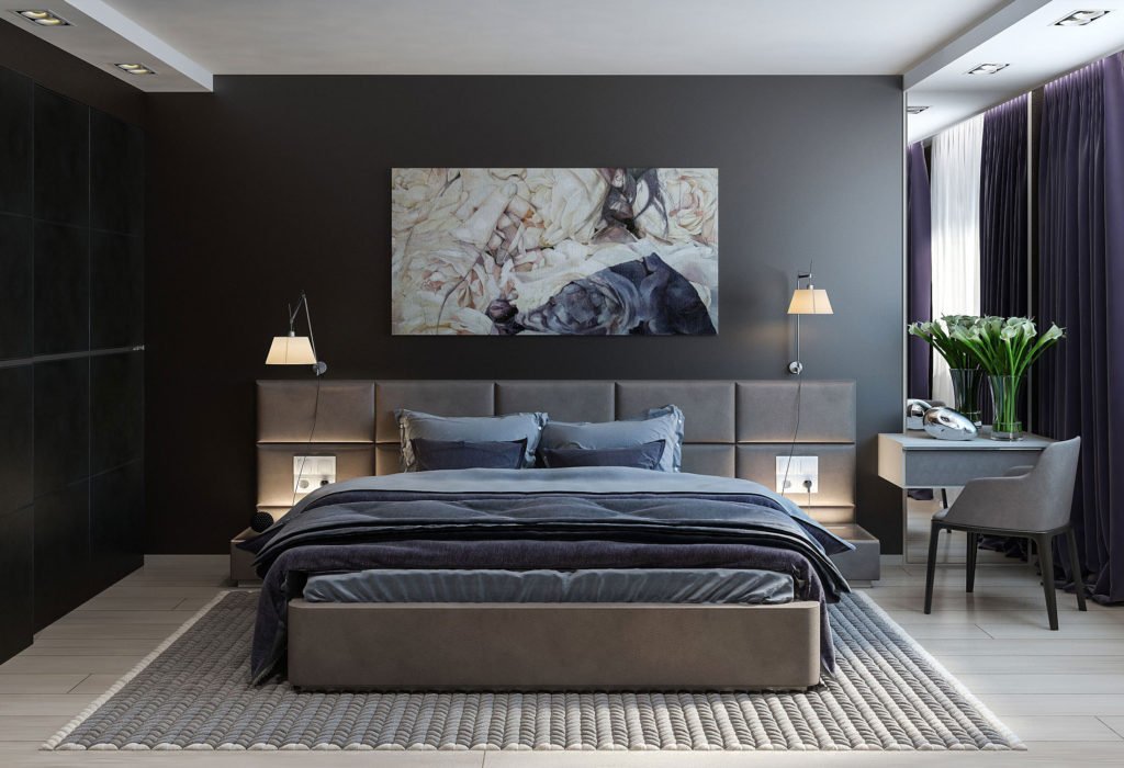 Decorating Ideas for Dark Bedroom Walls