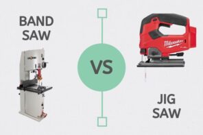 Jigsaw VS Bandsaw - Which is Perfect for Your Project? Advertising infographic