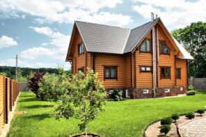 How to Get Your Home Ready for Spring. The log acbin house at the bosom of nature