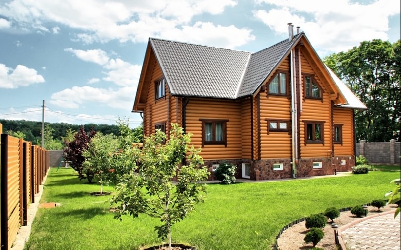 How to Get Your Home Ready for Spring. The log acbin house at the bosom of nature