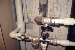 The Most Common Plumbing Problems with Older Homes. Different materials of older and newer pipes with adapters