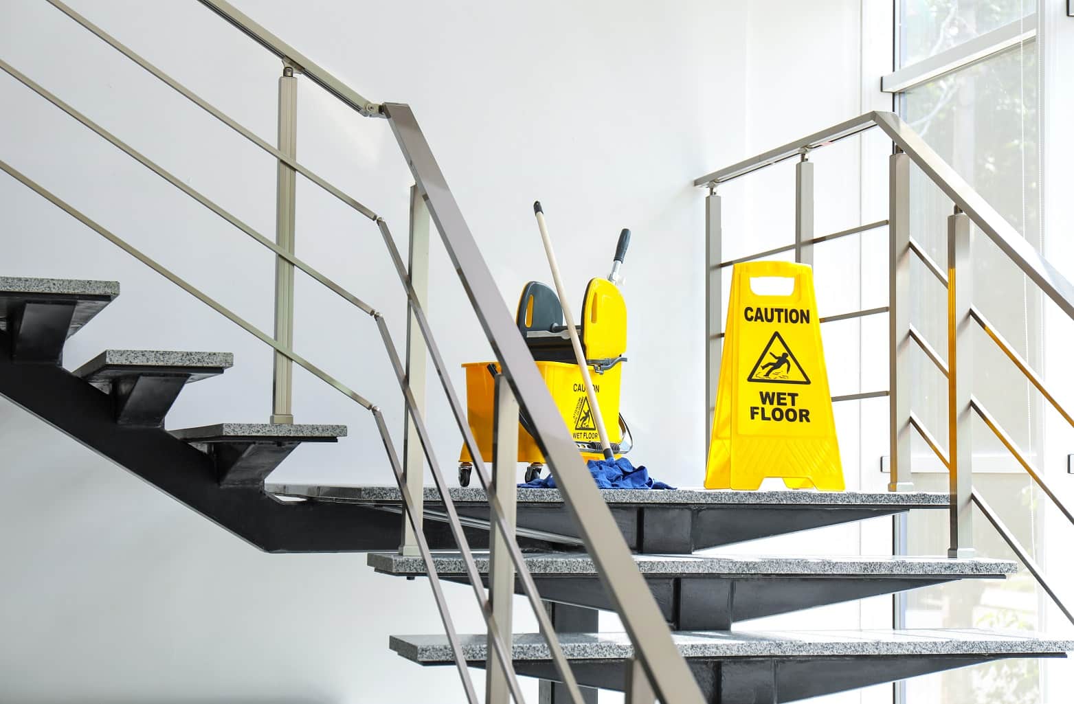 5 Ways To Prevent Falls, Slips, And Trips On Your Staircase. Cleaning the stairs 