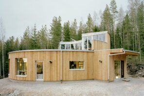 Eco Living: How To Sustainably Remodel Your Home In 3 Easy Steps. Ecodesign house project in the forest