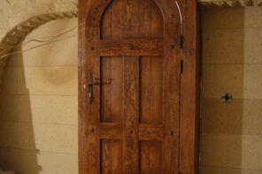 Finding the Perfect Oak Doors for Your Home. Massive carved door for the ground level