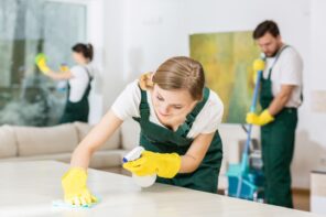 How Often Should I Get My Home Professionally Cleaned? The professional cleaning by a team