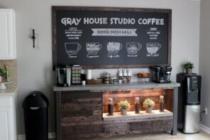 6 Unique Additions to Your Home that Boost Moods. Improvised coffee bar at home