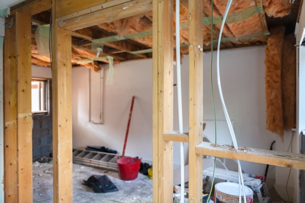 5 Proven Tips for All Home Renovation Projects. Small studio in the process of repair
