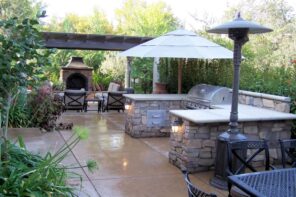 Benefits of Portable Patio Heaters in Your Restaurant. Great terrace and intimate backyard space cladded with stone