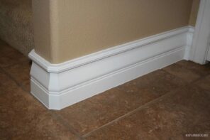Tips on How to Fix Skirting Boards in Your Home. Polyurethane classic skirting board