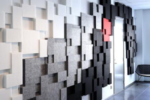 5 Benefits of Having Felt Sound Dampening Wall Tiles in Your Home. Complex pattern and structure panels for sound proofing and styling the interior